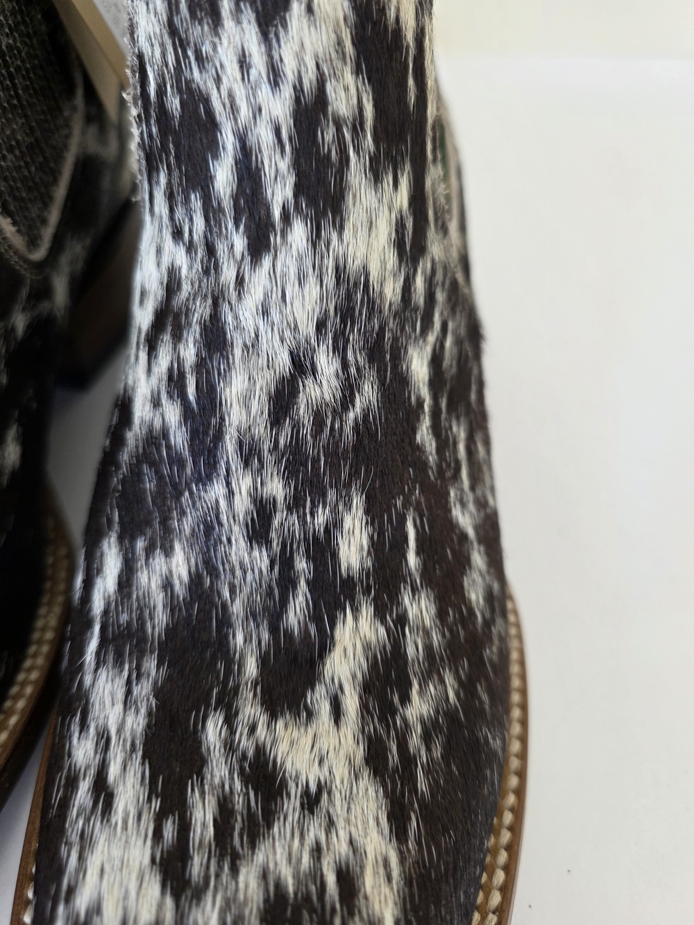 Stiefeld Aurora Hair On Hide Western Ankle Boots Womens 8.5 NEW - Picture 8 of 17